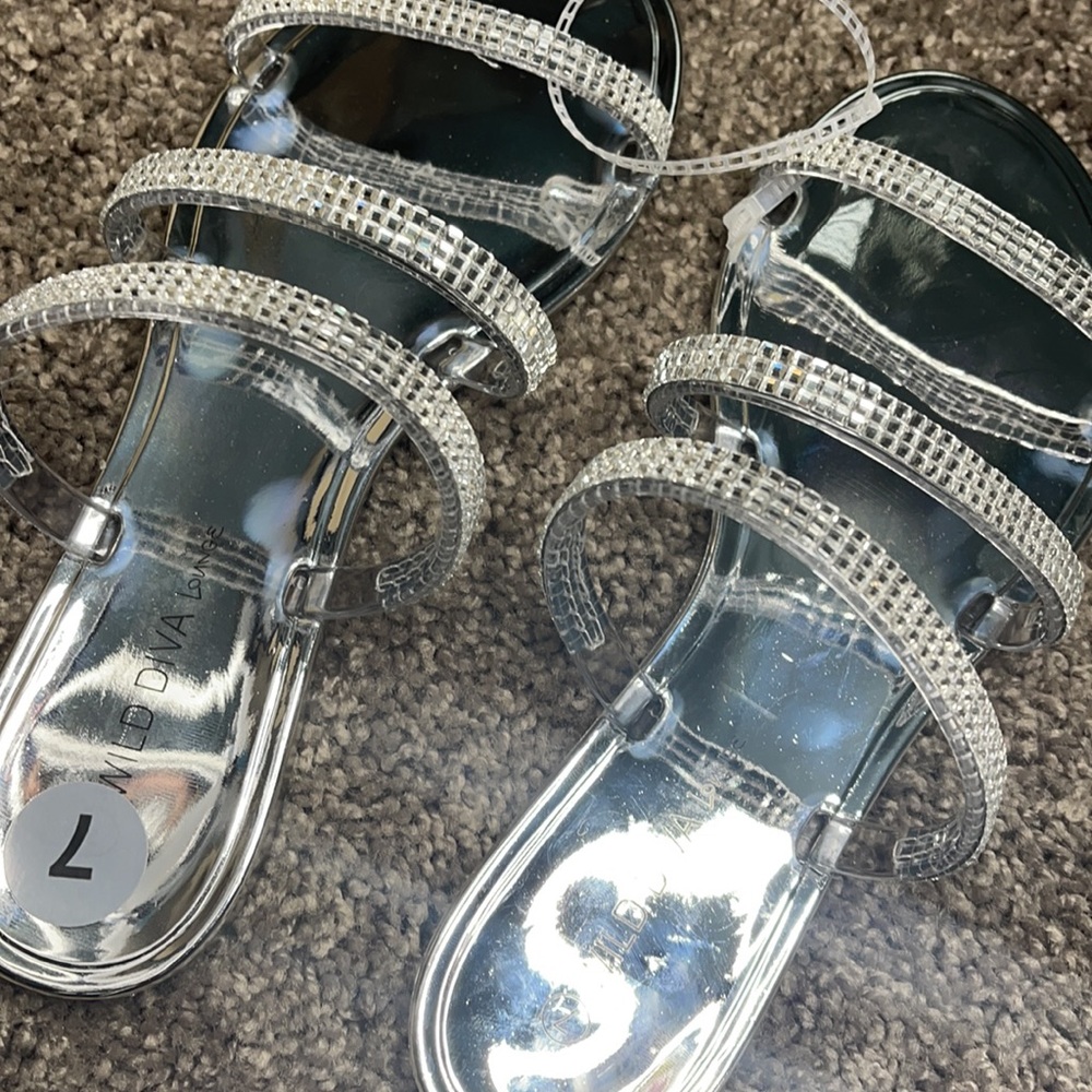 Jelly Rhinestone Slide - Picture 4 of 15